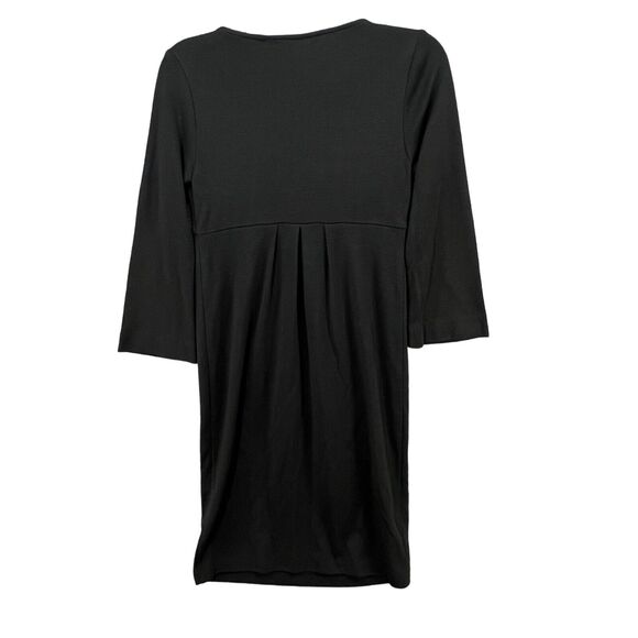 Diane Von Furstenberg Dress Size 4 Black Wool Knit Elena Shift Timeless Elegance - Picture 4 of 14